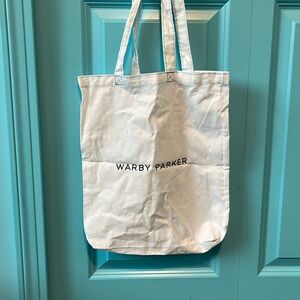Warby Parker tote bag